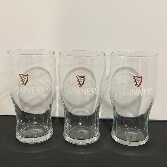 Guinness Dining Guinness Beer Glasses Set Poshmark